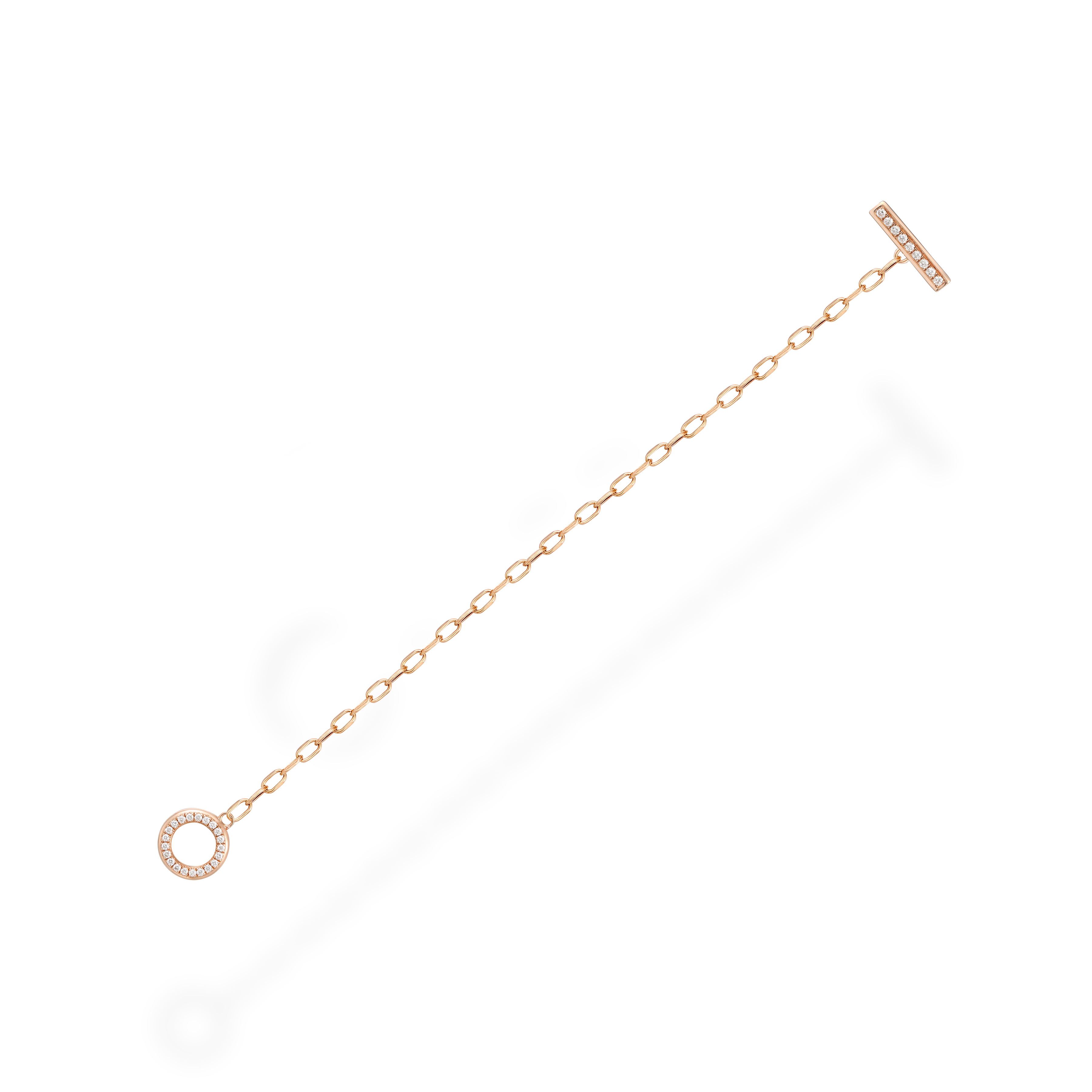 Toggle diamond bracelet